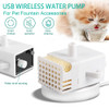 USB Wireless Water Pump Cats and Dogs Fountain