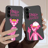 Matte Phone Case for Samsung Galaxy S23 S22 S21 S20 S10 4G S9 S8 Plus ULTRA 5G LITE Case Funda Capa Shell Naughty Pink Panther