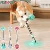 Dog Toys Suction Cup Tug Interactive Bite Resist Tooth Cleaning Dog Ball for Medium Large Dogs TPR Ball Games Pet Supplies