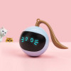 Automatic Pet Smart Interactive Cat Toy Colorful LED Self Rotating Ball Toys USB Rechargeable Kitten Electronic Cat Ball Toys
