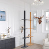 Adjustable 228-274cm Height Floor-to-Ceiling Vertical Cat Tree Stable Tall Cat Climbing Tree