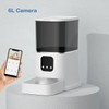 6L Smart Pet Feeder With Camera WIFI APP Real Time Remote Control Dispenser Automatic Induction Water Feeder For Cats Dogs Bowl