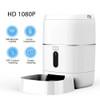 Tuya Wifi 6L Pet Automatic Feeder With Camera 1080P Timer Smart Life APP Remote Control Cat & Dog Food Storage Auto Feeder