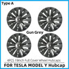 4PCS 19-Inch Hub Cap Replacement Performance Wheel Cap Automobile Hubcap Full Rim Cover Accessories for Tesla Model Y 2018-2023