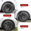 4PCS for TESLA Model Y Vehicle Full Coverage Blade Wheel Cover Cap 19 Inches Hubcaps Automobile Replacement Accessories 2023