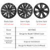 4PCS for TESLA Model Y Vehicle Full Coverage Blade Wheel Cover Cap 19 Inches Hubcaps Automobile Replacement Accessories 2023