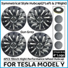 4PCS Wheel Caps for Tesla Model Y 2018-2023 19 Inch Hubcap Automobile Replacement Performance Hub Cap Full Rim Cover Accessories