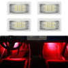 For Tesla Model 3 Y S X Ultra-bright Interior LED Lighting Bulbs Kit Accessories Fit Trunk, Frunk, Door Puddle, Foot-Well Lights