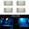 For Tesla Model 3 Y S X Ultra-bright Interior LED Lighting Bulbs Kit Accessories Fit Trunk, Frunk, Door Puddle, Foot-Well Lights