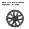 4PCS Hub Caps 18-Inch Hubcap Performance Replacement Wheel Cap Automobile Full Rim Cover for Tesla Model 3 2018-2023 Accessories