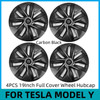 4PCS 19 Inch HubCaps For Tesla Model Y 2018-2023 Wheel Caps Automobile Performance Replacemen Hub cap Full Rim Cover Accessories