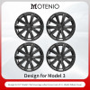 4PCS Hub Cap for Tesla Model 3/Y ,18inch/19inch Wheel Hubcap Performance Replacement Wheel Cap Automobile Hubcap Full Rim Cover