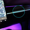 256 colors LED ambient light for Tesla model 3/Y under the center dashboard LED ambient light app control adjustment color