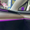 256 colors LED ambient light for Tesla model 3/Y under the center dashboard LED ambient light app control adjustment color