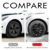 4PCS Hub Cap Car Replacement Wheel Cap Automobile Hubcap Full Rim Cover Accessories for Tesla Model 3 18 Inch 2022 2018-2023