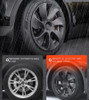 4PCS 19 Inch Wheel Caps for Tesla Model Y HubCap Performance Automobile Replacemen Hub cap Full Rim Cover Accessories 2018-2023