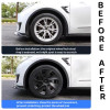 4PCS 19 Inch Wheel Caps for Tesla Model Y HubCap Performance Automobile Replacemen Hub cap Full Rim Cover Accessories 2018-2023