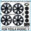 4PCS 19 Inch Wheel Caps for Tesla Model Y HubCap Performance Automobile Replacemen Hub cap Full Rim Cover Accessories 2018-2023