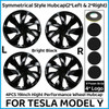 4PCS 19 Inch Wheel Caps for Tesla Model Y HubCap Performance Automobile Replacemen Hub cap Full Rim Cover Accessories 2018-2023