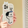 For OPPO Reno 8Z 7Z 7 6 8 Lite 5G Case Realme 8i 9i 8 10 Pro 5G C55 C21Y C25Y C25 C25S C15 C12 Case Cute Dog Pattern Clear Cover