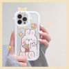 For OPPO Reno 8Z 7Z 7 6 8 Lite 5G Case Realme 8i 9i 8 10 Pro 5G C55 C21Y C25Y C25 C25S C15 C12 Case Cute Dog Pattern Clear Cover