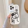 For OPPO Reno 8Z 7Z 7 6 8 Lite 5G Case Realme 8i 9i 8 10 Pro 5G C55 C21Y C25Y C25 C25S C15 C12 Case Cute Dog Pattern Clear Cover