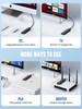 Lemorele M.2 SSD Enclosure M.2 NVMe Case USB 3.1 10Gbps PCIe M.2 SSD Case Enclosure External for External Hard Drive M/B+M Key