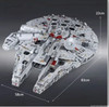 7541pcs Millennium Ship Falcon Building Blocks Compatible 75192 05132 Star Destroyer Bricks Christmas Birthday Gifts