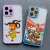 Funny Cartoon R-Rugrats Phone Case For iPhone 13 11 12 14 Pro Max X XR XS 7 8 SE 14Plus PC TPU Colourful Cute Covers