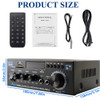 Woopker HiFi Digital Amplifier AK45 Bluetooth MP3 Channel 2.0 Sound AMP Support 90V-240V for Home Car MAX 350W*2