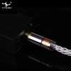 YYAUDIO 7N OCC Silver-plated 75OHM Hifi Digital Coaxial Audio Video Rca Cable Hi-end RCA to RCA Male Subwoofer Audio Cable 1m 2m
