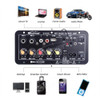 Woopker Bluetooth Audio Amplifier Board 120W Subwoofer Dual Microphone AMP Module for 4 ohms 8-12 inch Speaker 12/24V 110/220V