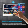 （2023 Latest Model）Haocrown 32" Waterproof Smart Touch Screen Bathroom Mirror TV (Touchscreen , Mirror) - HG320BM-MT