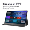 15.6 FHD IPS Battery Touch Wireless Android Smart Portable Monitor APP Store Google Play WiFi Bluetooth USB C HDMI-Compatible