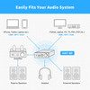 Fosi Audio Q5 DAC Converter USB Digital-to-Analog Adapter ESS9018K2M Decoder & Headphone Amplifier & Mini Stereo Preamplifier