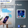 Home Theater Stereo Sound Wifi BT Wall Amplifier 4'' Touch Screen Android 10.0 Support Voice Control Remote Control Music Player