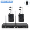 Phenyx Pro PTM-22 UHF Mono Dual In Ear Monitor Wireless System with Rackmount Kit Left/Right Outputs 2X50 Frequencies500/900MHz