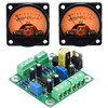 Free Postage VU Level Audio Meter Driver Board + 2pcs VU Meter With Warm Color Sound Pressure Meter 9V-20V AC Input