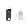 Wholesale Waterproof Security Anti Theft AC DC Power Tuya Smart Small Long Range Wireless Wifi Intercom Video Doorbell