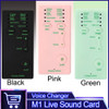 M1 Voice Changer Mini Portable Multi-mode Voice Audio Changer Voice Disguiser Live Sound Card for Phone Computer Laptop PC