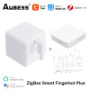 Tuya Zigbee Smart Fingerbot Plus Switch Button Pusher Smart Home Smart Life App Work with ZigBee Gateway Alexa Google Home Alice