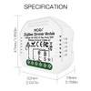 MOES Tuya ZigBee 3.0 Smart Light Switch Relay Module 1/2/3 Gang Smart Life/Tuya App Control, Works with Alexa Google Home Yandex