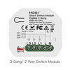 MOES Tuya ZigBee 3.0 Smart Light Switch Relay Module 1/2/3 Gang Smart Life/Tuya App Control, Works with Alexa Google Home Yandex