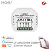 MOES Tuya ZigBee 3.0 Smart Light Switch Relay Module 1/2/3 Gang Smart Life/Tuya App Control, Works with Alexa Google Home Yandex