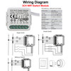 Tuya Wifi Smart Light Switch Module Supports 2 Way Control, App Remote Control DIY Breaker 100-240V, Work with Alexa Google Home