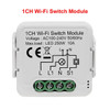 Tuya Wifi Smart Light Switch Module Supports 2 Way Control, App Remote Control DIY Breaker 100-240V, Work with Alexa Google Home