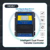 Automatic ATS Dual Power Transfer Switch Solar Charge Controller for Solar wind System DC 12V 24V 48V AC 110V 220V on/off grid
