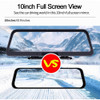 Adas Android Rear View Mirror Dvr Dual Lens Driving Recorder