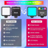 Ulanzi VL49 RGB Video Lights Mini LED Camera Light 2000mAh Rechargable LED Panel Lamp Photo Video Lighting for Youtube Tik tok