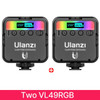 Ulanzi VL49 RGB Video Lights Mini LED Camera Light 2000mAh Rechargable LED Panel Lamp Photo Video Lighting for Youtube Tik tok